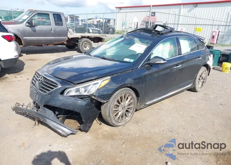 2015 Hyundai Sonata Limited z USA, uszkodzony, nr VIN 5NPE34AF7FH250502